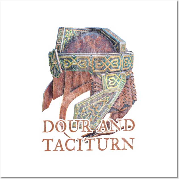 Dour and Taciturn L Wall Art by karutees